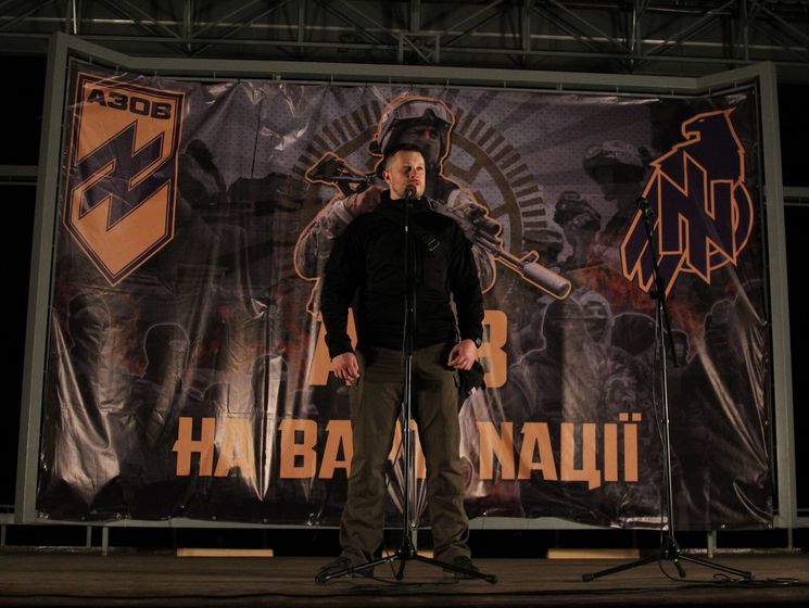 "Азов" провел в Бердянске праздничный марш в честь второй годовщины основания полка. Фоторепортаж