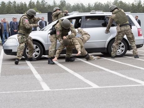 В Украине прошел выпуск еще 35 полицейских спецподразделения КОРД. Фоторепортаж