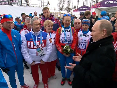 Путин пожелал украинским паралимпийцам успехов на соревнованиях