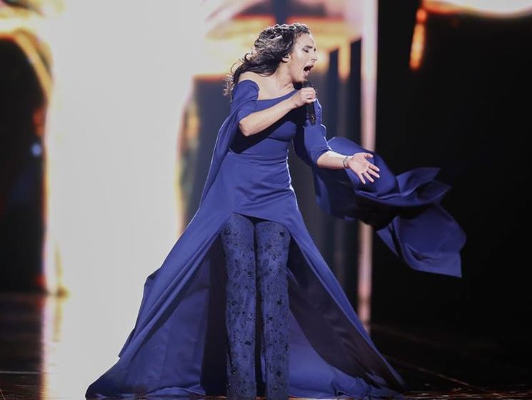 В финале "Евровидения 2016" Джамала выступит в платье украинского дизайнера Фролова 