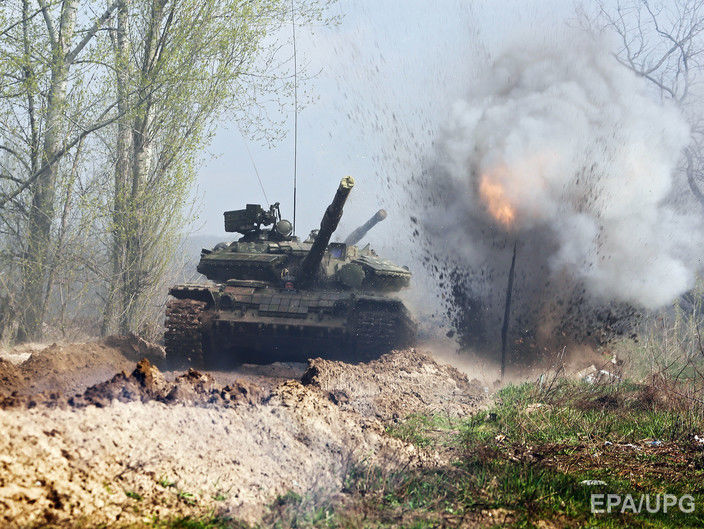 Штаб АТО: 14 мая боевики обстреливали украинских военных из гранатометов, пулеметов и зенитных установок