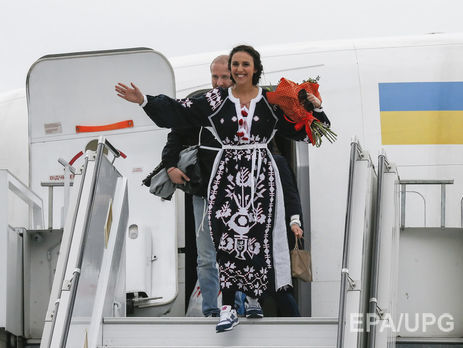 Джамала вернулась в Украину