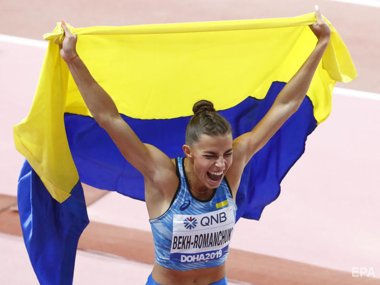 Украинская прыгунья Бех-Романчук завоевала серебро чемпионата мира
