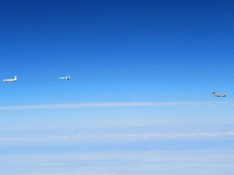 Британские истребители перехватили пять российских военных самолетов у границ Эстонии