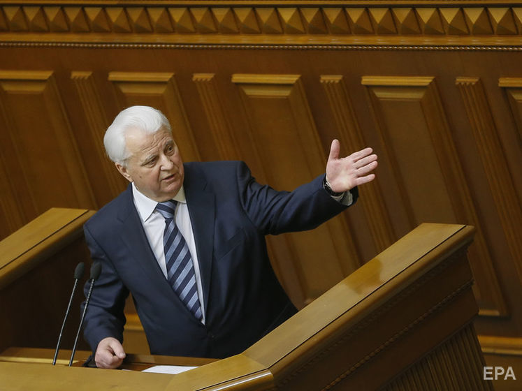 Кравчук: Разведением войск принести Донбассу мир не удастся. Никаких надежд на эту инициативу у меня нет