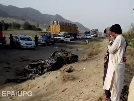 Место убитого муллы Мансура в 