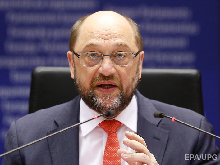 Шульц: Европарламент начнет рассматривать вопрос о безвизовом режиме для Украины уже завтра