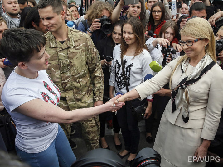 Савченко готова возглавить "Батьківщину", "если надо будет"
