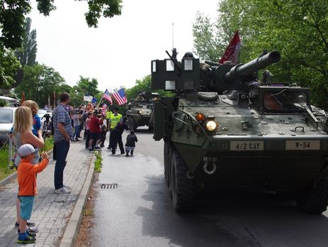 В Чехию прибыла военная техника США, едущая на учения в страны Балтии. Фоторепортаж