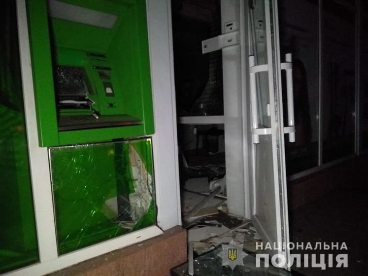 ﻿У Києві підірвали банкомат