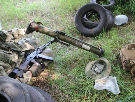 Штаб АТО: Украинские военные отбили у диверсионной группы противника российский пехотный огнемет