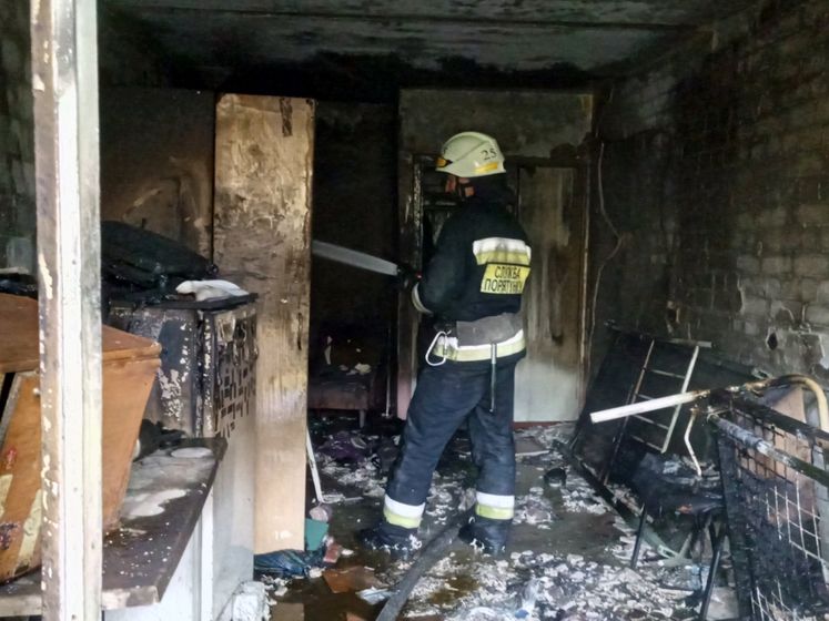 В Днепре горел дом престарелых, 30 человек эвакуировали