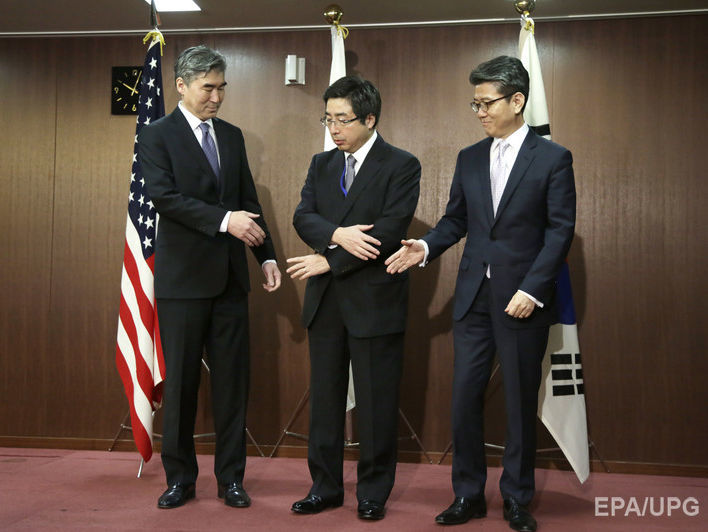 США, Япония и Южная Корея договорились объединить усилия для противодействия КНДР