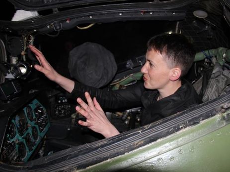 Савченко побывала в зоне АТО. Фоторепортаж