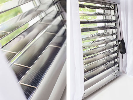 Украинец создал жалюзи, которые могут генерировать электроэнергию благодаря солнечному свету