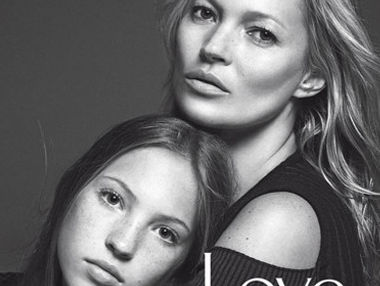Мосс с дочерью снялась для итальянского Vogue