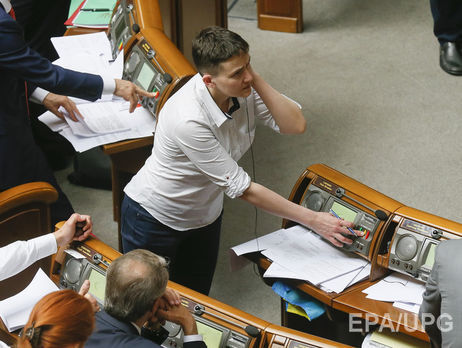 Савченко задекларировала 406,8 тыс. грн доходов в 2015 году