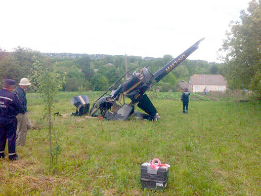 В Хмельницкой области разбился вертолет