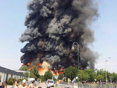 В центре для беженцев в Дюссельдорфе произошел крупный пожар