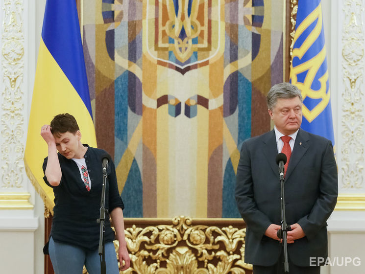 Савченко о встрече с Порошенко: Я почувствовала обучение и поучение