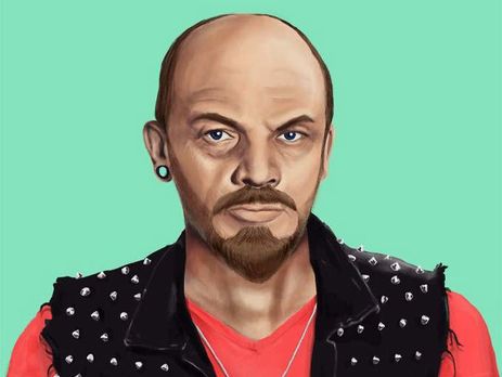 Художник изобразил Ленина, Обаму, Меркель в образе хипстеров