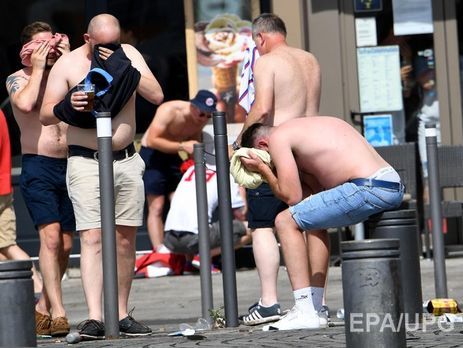 Столкновения между российскими и английскими болельщиками в Марселе. Видео