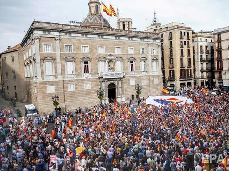 В Барселоне прошел митинг за единую Испанию