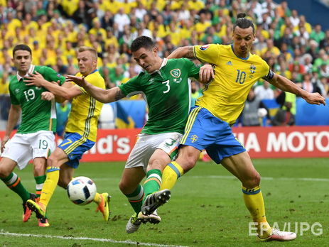 Евро 2016. Ирландия и Швеция сыграли вничью. Фоторепортаж