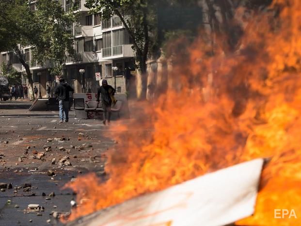 ﻿У Чилі кількість загиблих унаслідок протестів зросла до 13 осіб