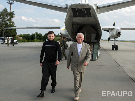 Афанасьев и Солошенко после освобождения