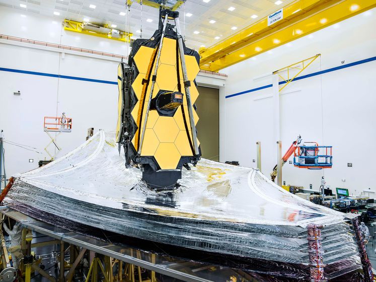 NASA успешно испытало солнцезащитный экран космического телескопа имени Уэбба