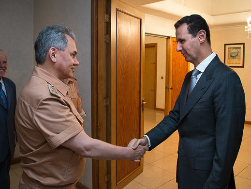 Шойгу провел переговоры с Асадом