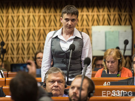 Савченко впервые выступила в ПАСЕ. Видео