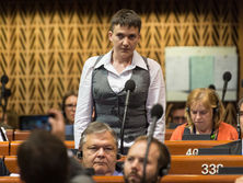 Савченко впервые выступила в ПАСЕ. Видео