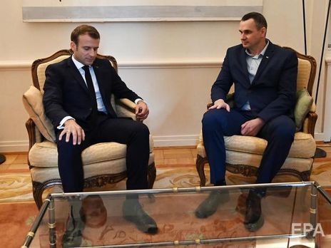 ﻿Сенцов: Із Макроном ми говорили довго. І ми повинні зрозуміти, що він президент Франції, а не України