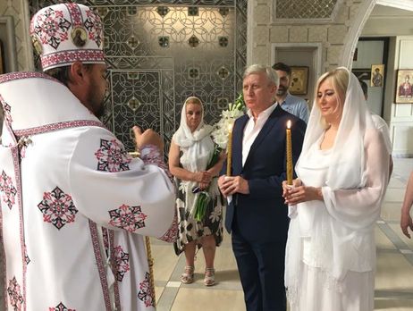 Горянский обвенчался с женой. Фоторепортаж