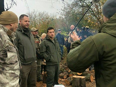 Зеленский в Золотом: Я президент этой страны, а не лох какой-то. Видео