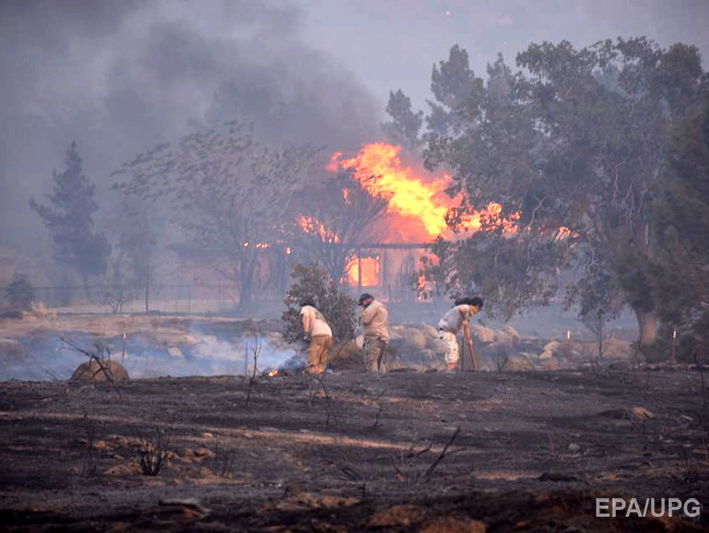 В Калифорнии бушует масштабный лесной пожар: есть жертвы
