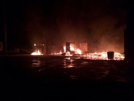 Пожар в Днепре оставил без света половину левобережья 