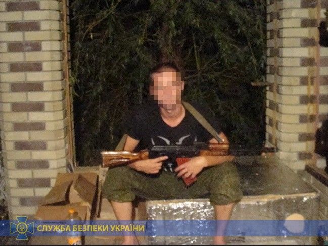 ﻿У Луганській області СБУ затримала ексбойовика, який брав участь в обстрілах Щастя