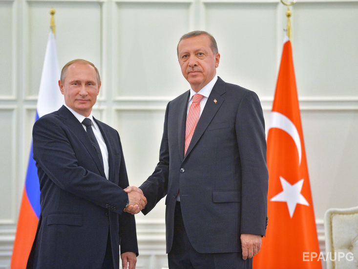 Телефонный разговор Путина и Эрдогана длился около 40 минут &ndash; СМИ