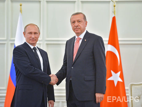 Телефонный разговор Путина и Эрдогана длился около 40 минут – СМИ