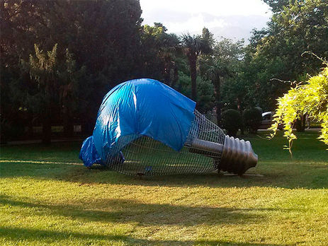 В оккупированной Ялте устанавливают памятник блэкауту 