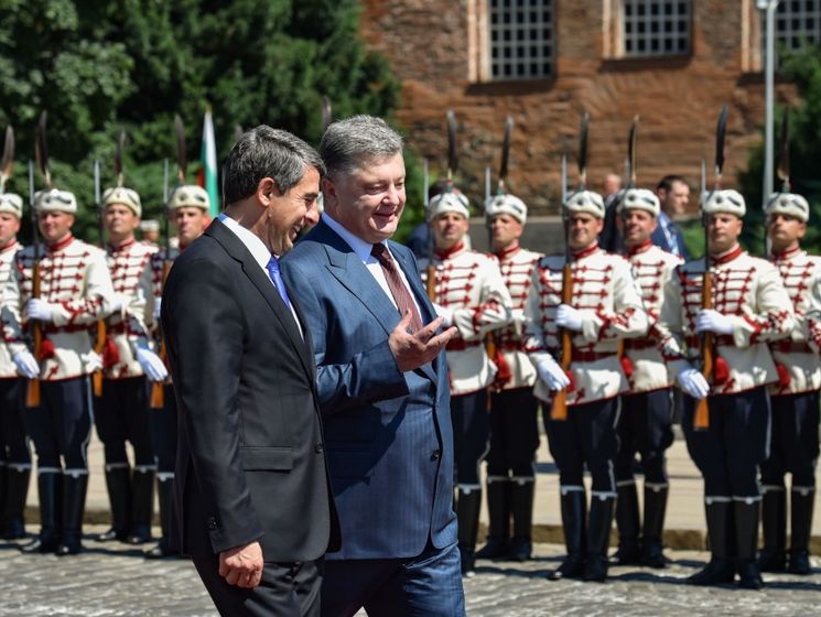 Порошенко прибыл с официальном визитом в Болгарию