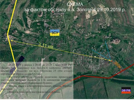 В СЦКК показали результаты обстрела боевиками 28 октября Золотого-4. Фоторепортаж