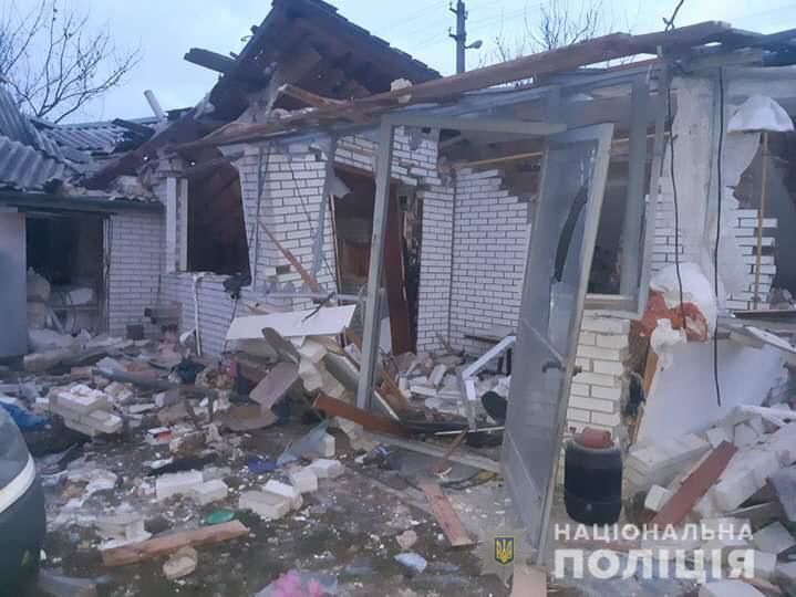 В Киевской области в результате взрыва газа был разрушен дом, пострадал мужчина