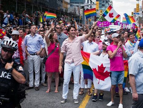 Премьер-министр Канады Трюдо принял участие в гей-прайде