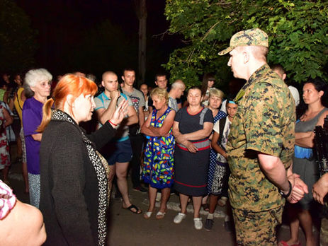 Нацполиция: В Торецке жители пытались блокировать передвижение военной техники ВСУ