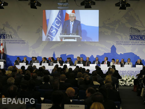 Антон Геращенко: Парламентская ассамблея ОБСЕ утвердила 