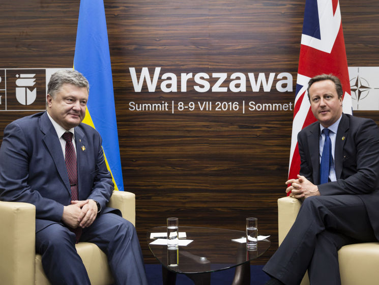 Кэмерон &ndash; Порошенко: Мы найдем пути поддержки Украины в условиях Brexit